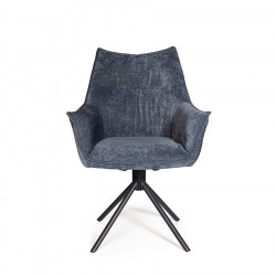 Fred Swivel Dining Chair Anthracite